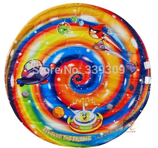 ?큰 크기 직경 61cm 새로운 풍선 UFO 야외 재미 & A; 스포츠 장난감 비행 접시의 장난감/ big size Dia 61cm new inflatable UFO outdoor fun& sports toy flying dish toy